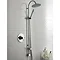 Ultra Destiny Rigid Riser Shower Kit with Concealed Outlet Elbow - Chrome - A3115 Profile Large Imag