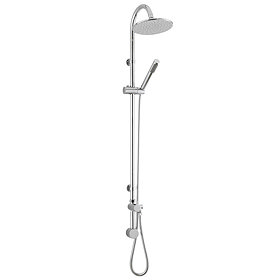 Ultra Destiny Rigid Riser Shower Kit with Concealed Outlet Elbow - Chrome - A3115 Large Image