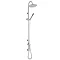 Ultra Destiny Rigid Riser Shower Kit with Concealed Outlet Elbow - Chrome - A3115 Large Image