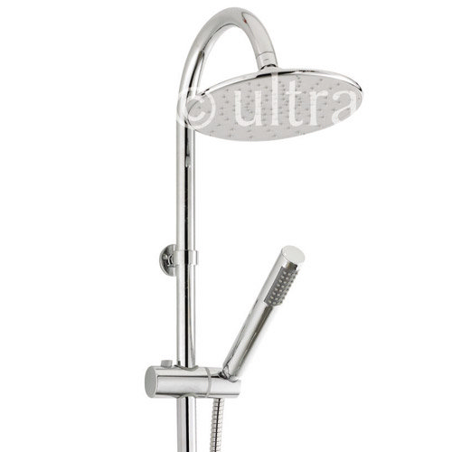 Ultra Destiny Rigid Riser Shower Kit with Thermostatic Bar Valve - A3115-VBS006 Feature Large Image