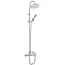 Ultra Destiny Rigid Riser Shower Kit with Thermostatic Bar Valve - A3115-VBS006 Large Image