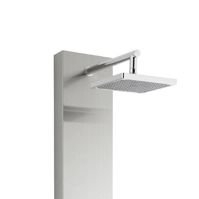 Ultra - Easton Thermostatic Shower Panel - Stainless Steel - AS374 Standard Large Image