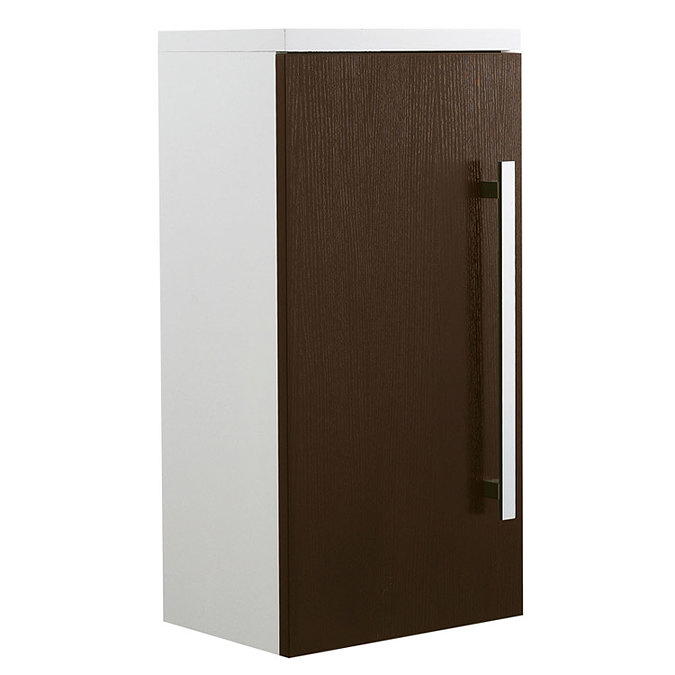 Ultra Design Ebony Brown Wall Mounted Cupboard W350 x D250mm - CAB029 Large Image