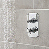 Premier Edwardian Twin Concealed Thermostatic Shower Valve - ITY316  Profile Large Image