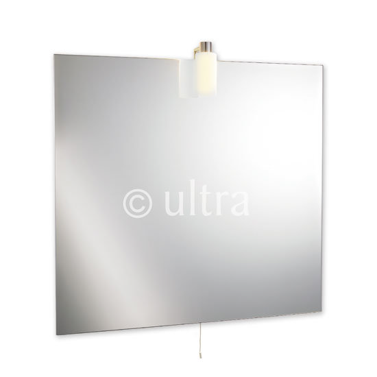 Ultra Elan Bathroom Mirror with Light - 650 x 700mm - LQ040 Large Image