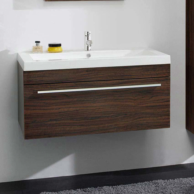 Ultra Glide 900 Basin and Cabinet - Walnut Finish - RF010 Large Image