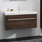 Ultra Glide 900 Basin and Cabinet - Walnut Finish - RF010 Large Image