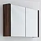 Ultra - Harbour Mirror Cabinet - Walnut Finish W900 x D160mm - LQ051 Large Image