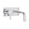 Ultra Helix Single Lever Wall Mounted Bath/Basin Filler - Chrome - PK328 Large Image