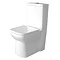 Hudson Reed Arlo Compact Flush to Wall Toilet + Soft Close Seat  Feature Large Image