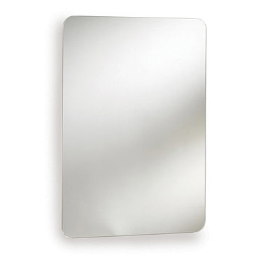 Ultra Image Stainless Steel Mirrored Cabinet with Hinged Door - LQ382 Profile Large Image