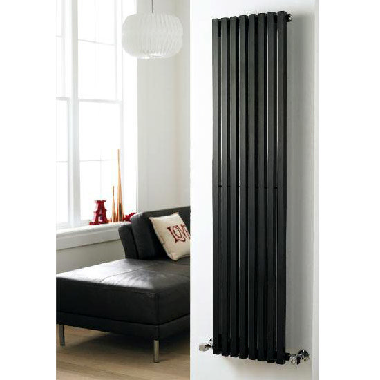 Ultra Kinetic Designer Radiator - 1500 x 360mm - White - HLW97 Profile Large Image