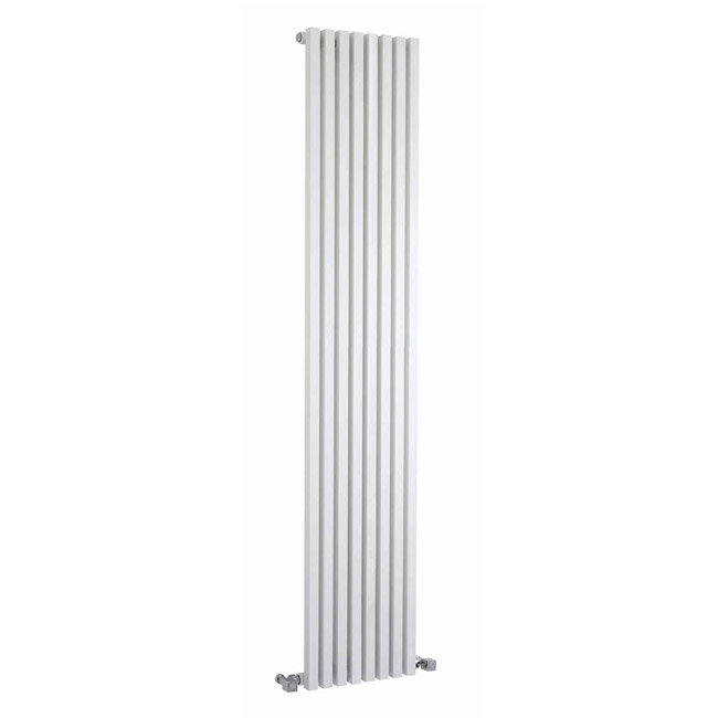 Ultra Kinetic Designer Radiator - 1500 x 360mm - White - HLW97 Large Image