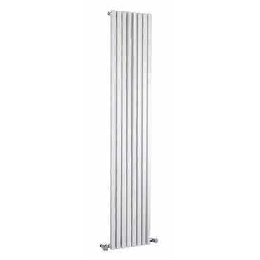 Ultra Kinetic Designer Radiator - 1500 x 360mm - White - HLW97 Profile Large Image