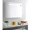 Ultra Lure Motion Sensor Backlit Mirror with Digital Clock and Shaver Socket - LQ008 Profile Large Image