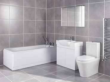 Ultra - Lux Bathroom Suite - 3 Bath Size Options Profile Large Image