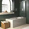 Ultra Marina Shower Bath (1700x800mm) - BMA001 Profile Large Image