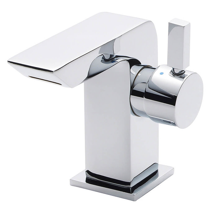 Nuie Mini Side Action Waterfall Mono Basin Mixer Inc. Waste - Chrome - MIN365 Large Image