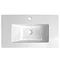 Ultra 800mm Minimalist Ceramic Inset Basin - BAS011 Large Image