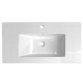 Ultra 1000mm Minimalist Ceramic Inset Basin - BAS012 Large Image
