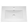 600mm Minimalist Ceramic Inset Basin - BAS010 Large Image