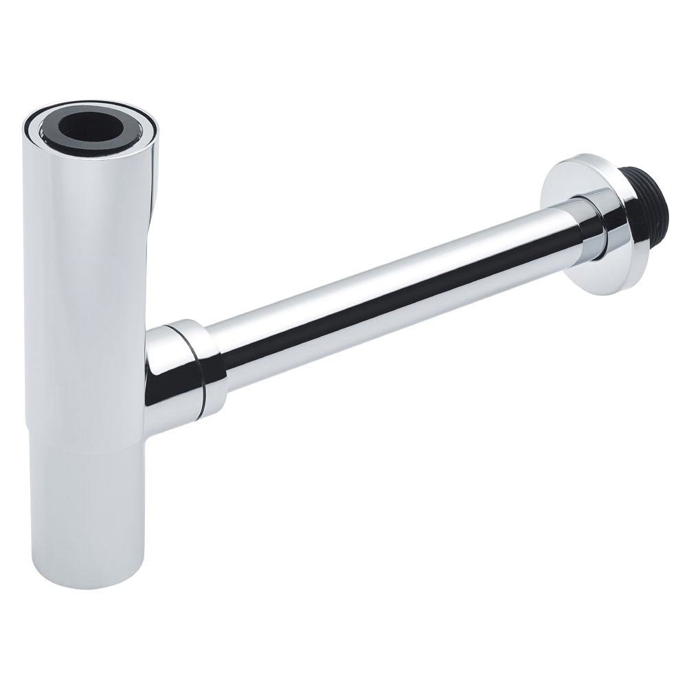 Hudson Reed Minimalist Chrome Bottle Trap EK388 Victorian Plumbing