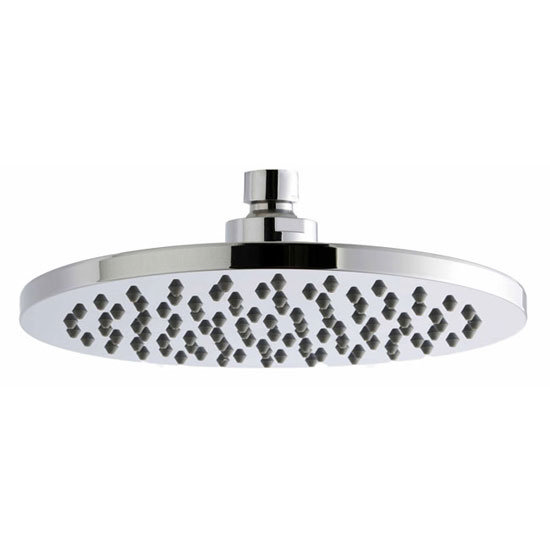 Minimalist 200mm Round Fixed Shower Head - STY014 Large Image