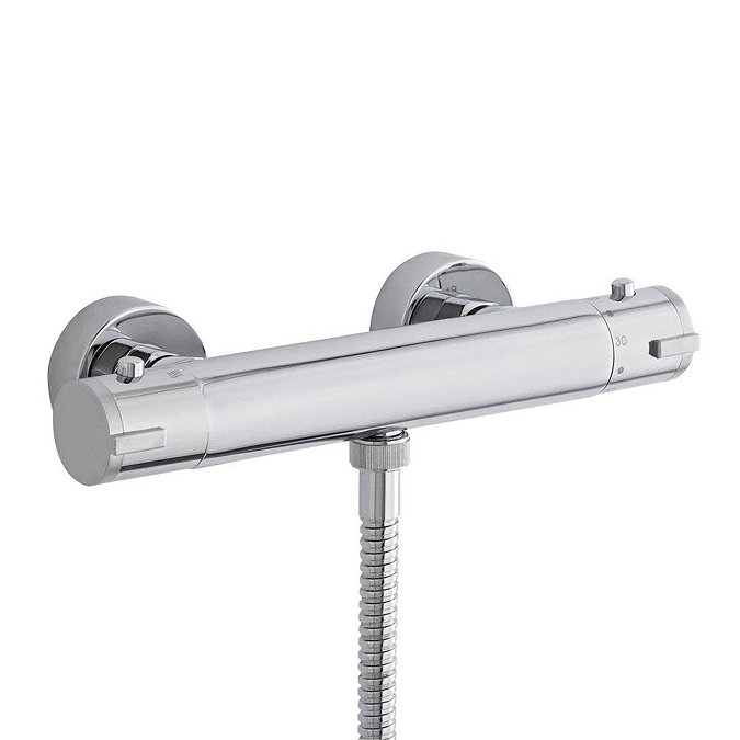 Ultra Minimalist Slider Rail Kit and Thermostatic Bar Valve - Chrome - A3214-VBS009 Feature Large Image