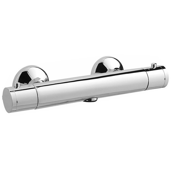 Ultra Minimalist Thermostatic Bar Valve - Bottom Outlet - Chrome - A3906 Large Image