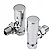 Hudson Reed Modern Angled Radiator Valves - Chrome - RV002 Feature Large Image