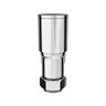 Arezzo Modern Angled Radiator Valves - Chrome  Standard Large Image
