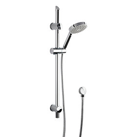 Modern Slide Rail Shower Kit - Chrome - JTY004 Large Image