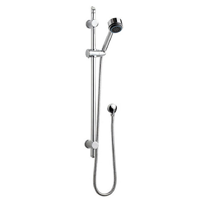 Premier - Modern Slide Rail Shower Kit - Chrome - STY042 Large Image