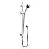 Premier - Modern Slide Rail Shower Kit - Chrome - STY042 Large Image