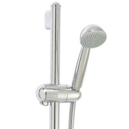 Modern Slider Rail Shower Kit - Chrome - TTYA04 at Victorian Plumbing UK