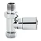 Hudson Reed Modern Straight Radiator Valves - RV001 Large Image