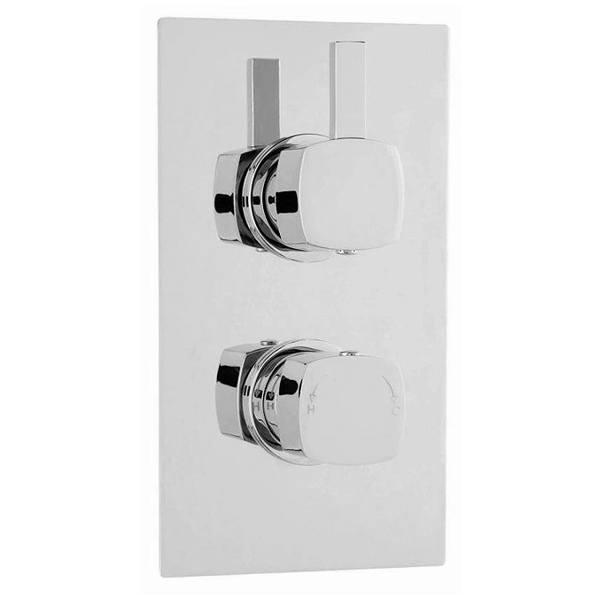 Ultra Muse Concealed Thermostatic Twin Shower Valve - MUSV51 Large Image