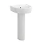 Ultra - Orb 1 Tap Hole 420mm Basin and Pedestal Set Large Image