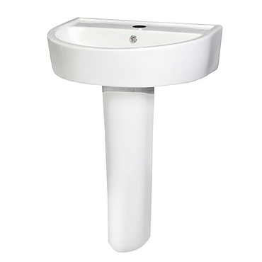 Ultra - Priory 600 Basin 1TH & Full Pedestal - CPR002 Profile Large Image