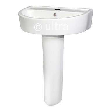 Ultra - Priory 600 Basin 1TH & Full Pedestal - CPR002 Profile Large Image