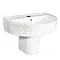 Ultra - Priory 600 Basin 1TH & Semi Pedestal - CPR001 Large Image