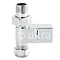 Ultra Pure Square Radiator Valves - Straight - HT329 Large Image