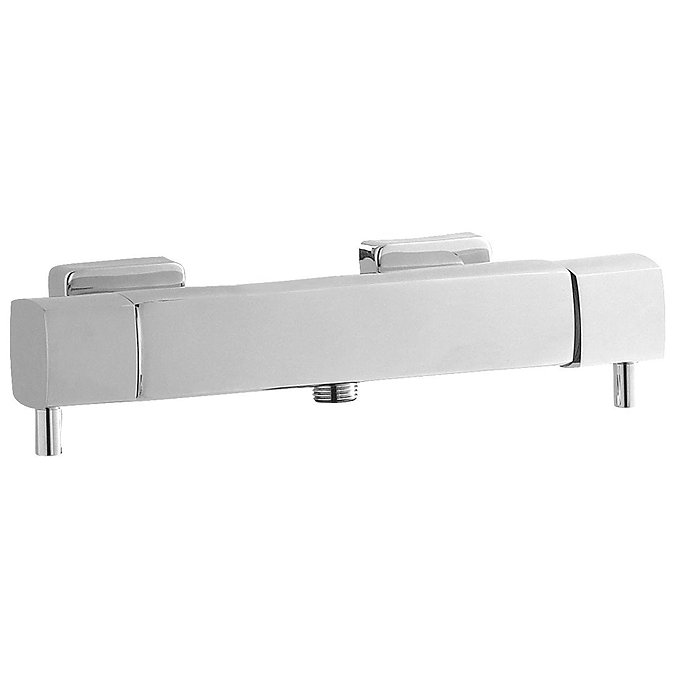 Hudson Reed Quadro Thermostatic Bar Valve (Bottom Outlet) - Chrome - A3503 Large Image