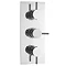 Ultra Quest Concealed Thermostatic Triple Shower Valve with Built-in Diverter Large Image