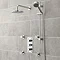 Ultra Quest Rectangular Concealed Thermostatic Triple Shower Valve - QUEV53  Profile Large Image
