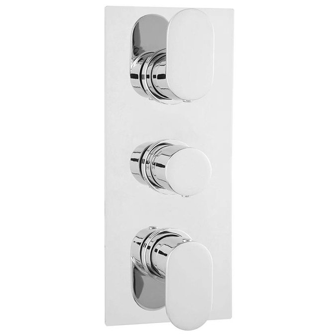 Ultra Ratio Concealed Thermostatic Triple Shower Valve - RATV53 Large Image