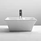 Nuie Rectangular 480 x 380mm Ceramic Flared Counter Top Basin - NBV005 Large Image