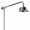 Ultra Rigid Riser with 5 Inch Shower Head - Chrome - JTY021 Profile Large Image
