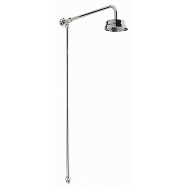 Ultra Rigid Riser with 5 Inch Shower Head - Chrome - JTY021 Profile Large Image