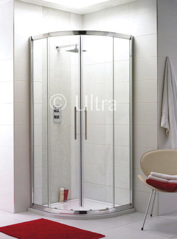 Ultra Roma Quadrant Shower Enclosure - 800 x 800mm - ROMQ8080 Large Image